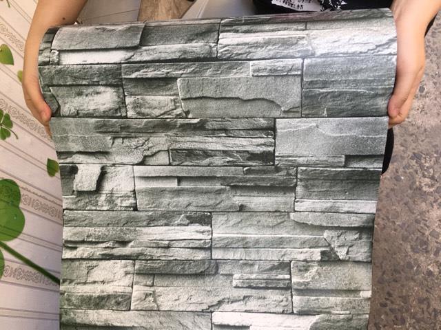 Giấy decal cuộn giả đá xám 5